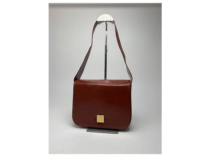 Vintage Givenchy 4G Leder Tasche Braun - Ansicht 10