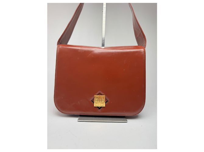 Vintage Givenchy 4G Leder Tasche Braun - Ansicht 2