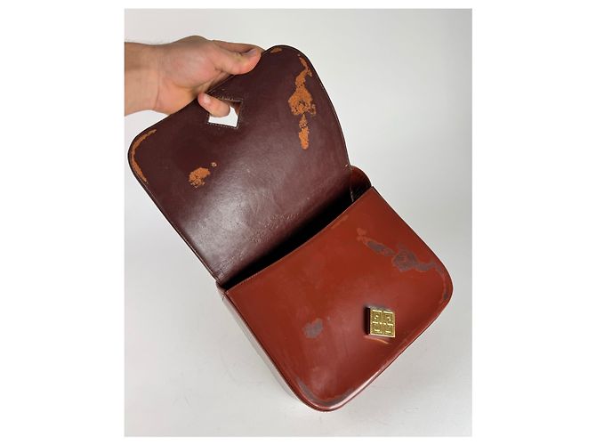 Vintage Givenchy 4G Leder Tasche Braun - Ansicht 6
