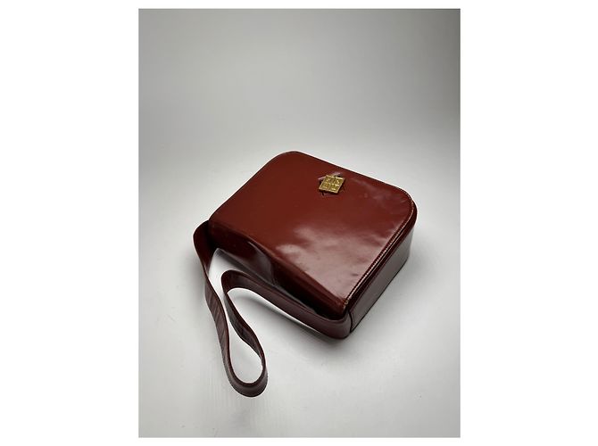 Vintage Givenchy 4G Leder Tasche Braun - Ansicht 8