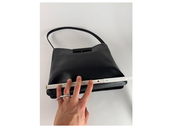 Vintage Givenchy Whip Ledertasche schwarz - Ansicht 11