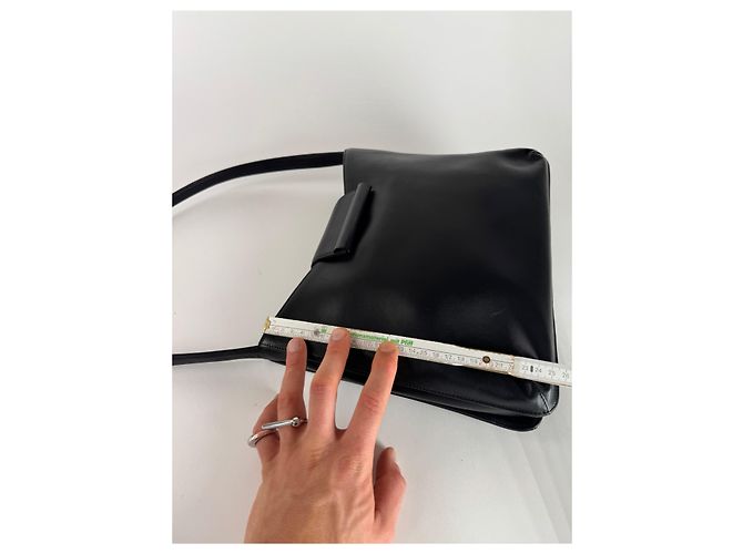 Vintage Givenchy Whip Ledertasche schwarz - Ansicht 12