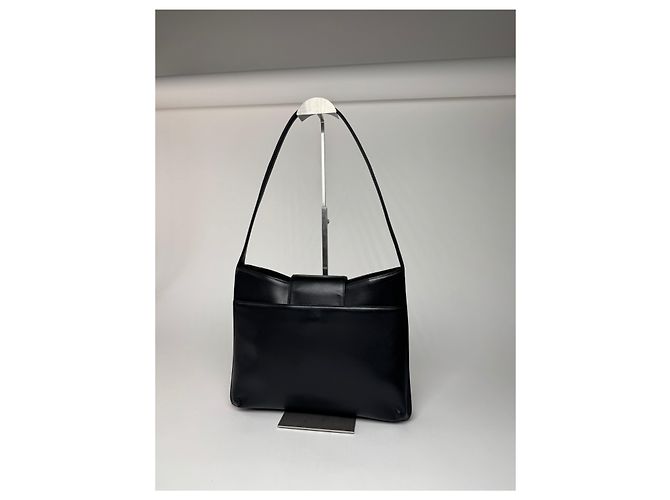 Vintage Givenchy Whip Ledertasche schwarz - Ansicht 15