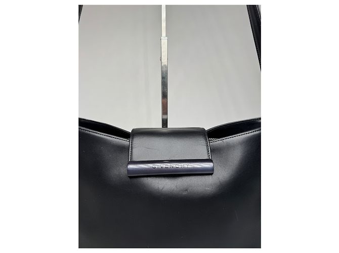 Vintage Givenchy Whip Ledertasche schwarz - Ansicht 2