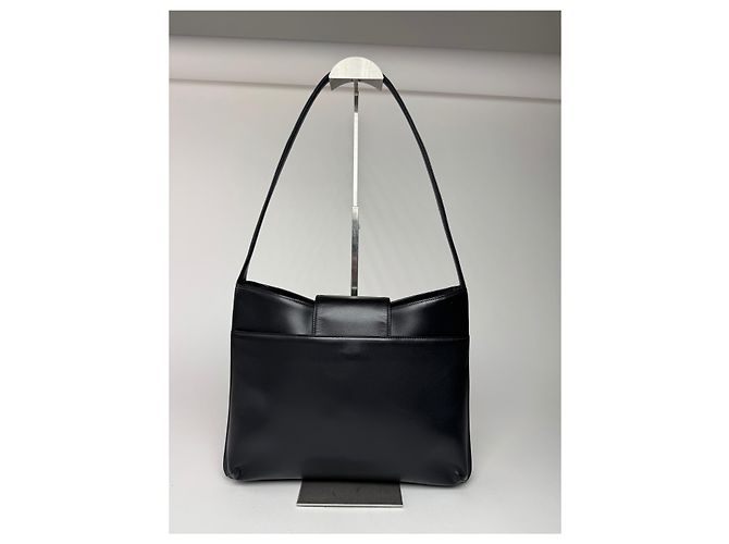 Vintage Givenchy Whip Ledertasche schwarz - Ansicht 4