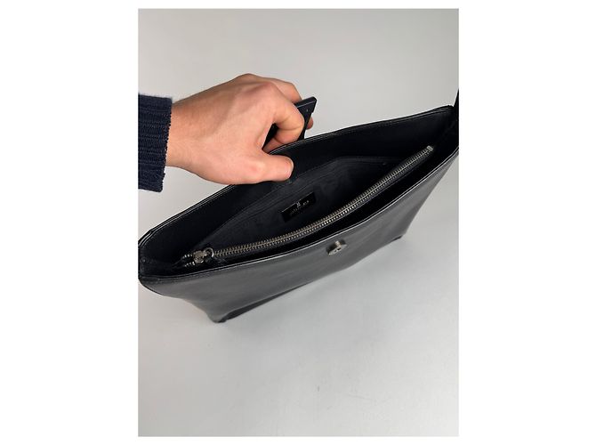 Vintage Givenchy Whip Ledertasche schwarz - Ansicht 6
