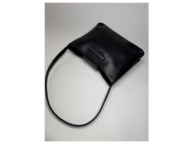 Vintage Givenchy Whip Ledertasche schwarz - Ansicht 8