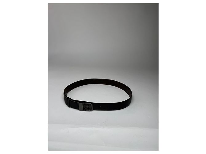 Vintage Loewe Madrid Ledergürtel schwarz - Ansicht 6