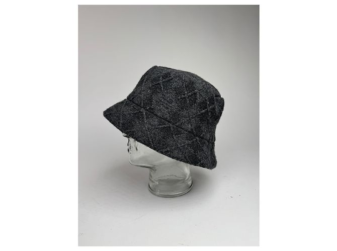 Cappello di lana vintage Givenchy Nero/Antracite M Grigio - vista 10