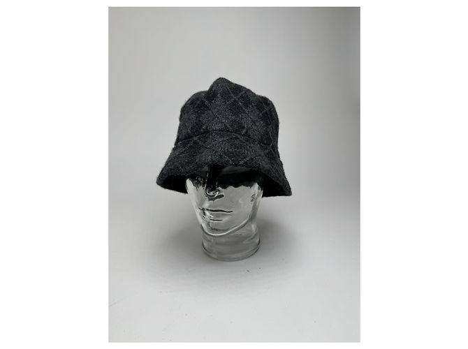 Cappello di lana vintage Givenchy Nero/Antracite M Grigio - vista 2