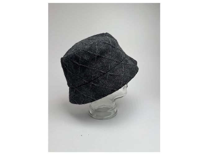 Cappello di lana vintage Givenchy Nero/Antracite M Grigio - vista 3