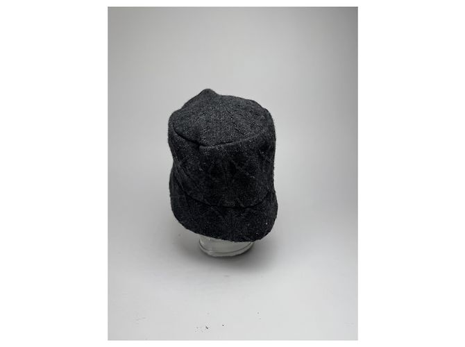 Cappello di lana vintage Givenchy Nero/Antracite M Grigio - vista 4