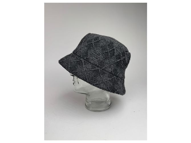 Cappello di lana vintage Givenchy Nero/Antracite M Grigio - vista 8