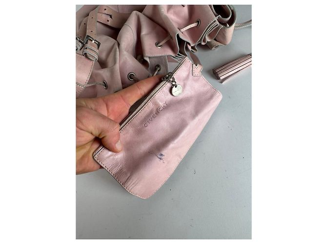 Vintage Givenchy Leder Tasche Rosa Pink - Ansicht 12