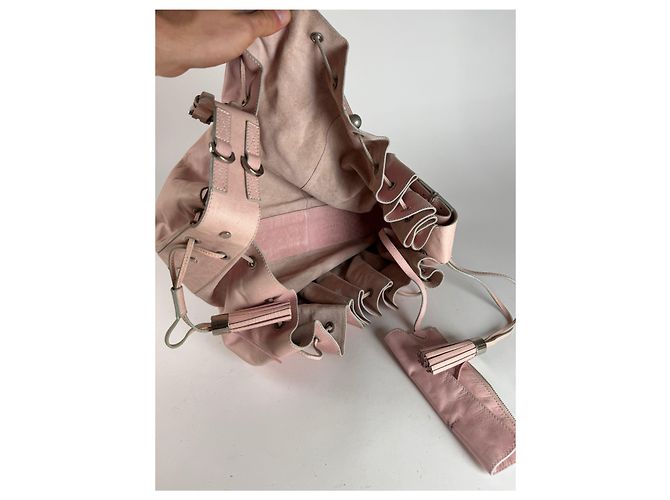 Vintage Givenchy Leder Tasche Rosa Pink - Ansicht 13