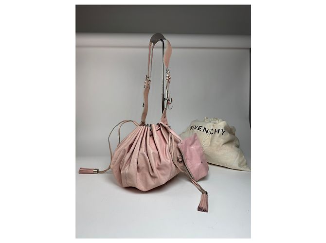 Vintage Givenchy Leder Tasche Rosa Pink - Ansicht 14