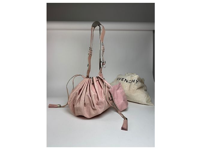 Vintage Givenchy Leder Tasche Rosa Pink - Ansicht 15