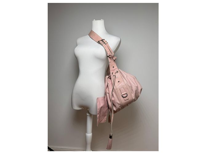 Vintage Givenchy Leder Tasche Rosa Pink - Ansicht 6