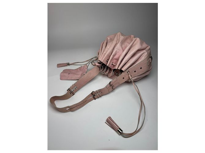 Vintage Givenchy Leder Tasche Rosa Pink - Ansicht 8