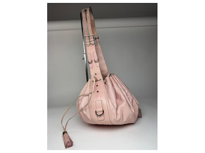 Vintage Givenchy Leder Tasche Rosa Pink - Ansicht 9
