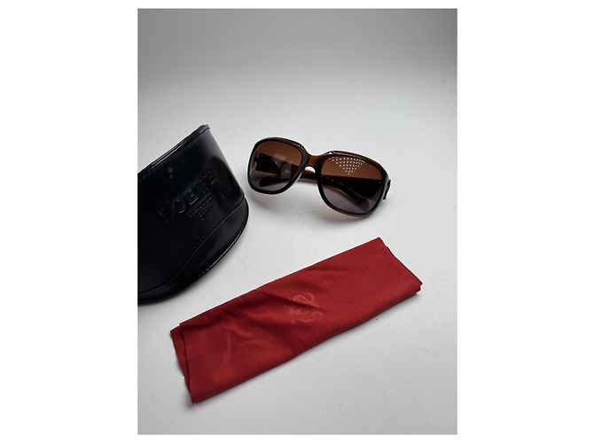 Vintage Loewe Madrid Sunglasses Unisex Brown - view 10