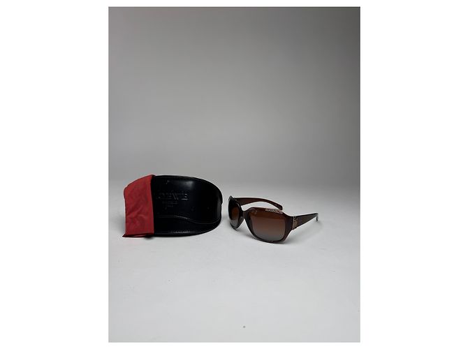 Vintage Loewe Madrid Sunglasses Unisex Brown - view 12