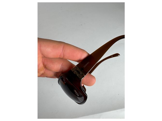 Vintage Loewe Madrid Sunglasses Unisex Brown - view 5