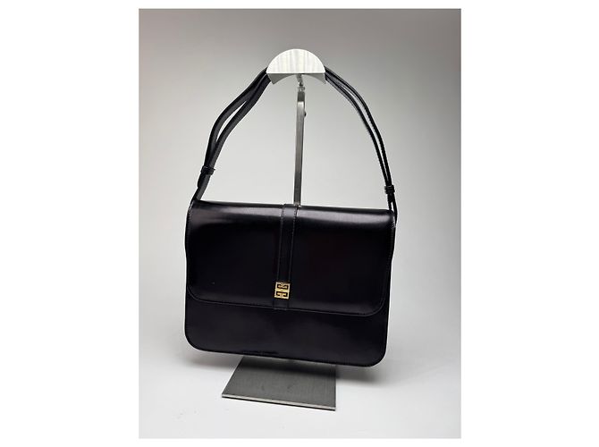 Vintage 2Way Givenchy 4G Leder Tasche schwarz - Ansicht 13