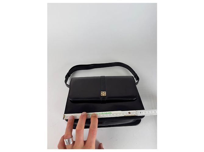 Vintage 2Way Givenchy 4G Leder Tasche schwarz - Ansicht 7