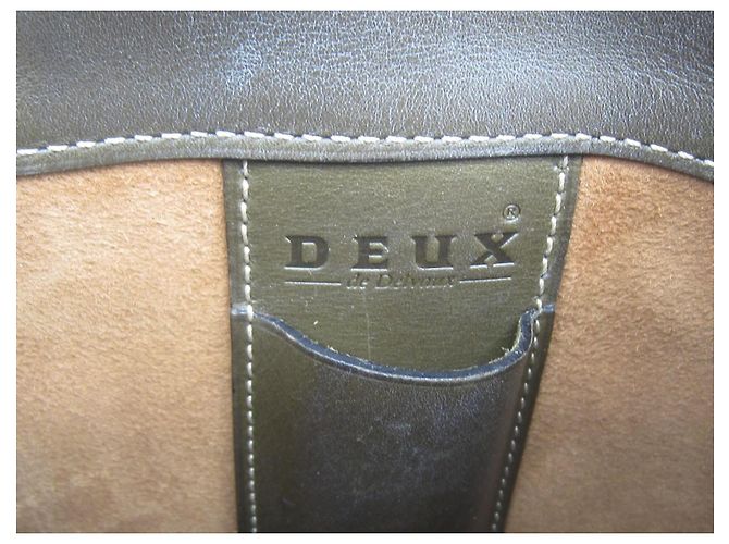 Delvaux Deux Backpack Khaki Leather - view 12