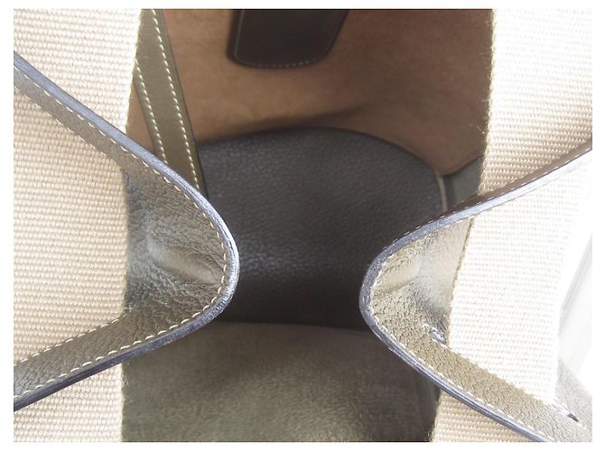Delvaux Deux Backpack Khaki Leather - view 13