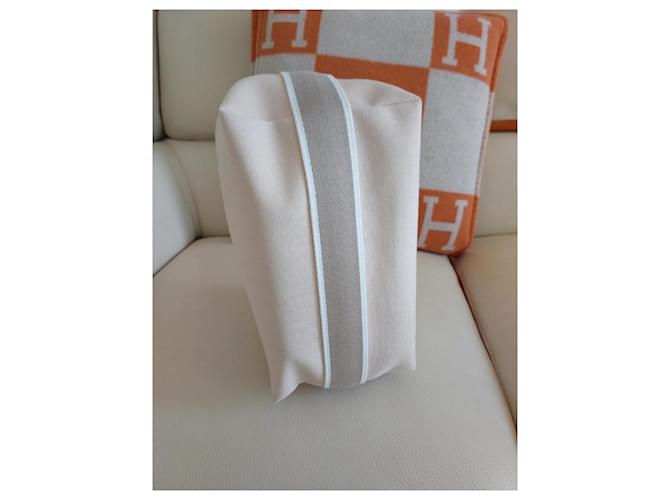 Hermès Grande modello Bric à Brac Bianco sporco - vista 4