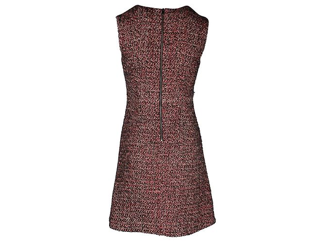 Diane Von Furstenberg DvF Yvette Tweedkleid Mehrfarben - Ansicht 3