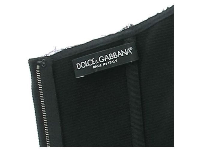 Vestido DOLCE & GABBANA T.IT 40 Algodón Negro - vista 5