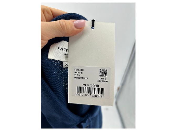 SéZane SEZANE Polo T.International XL Cotone Blu navy - vista 5