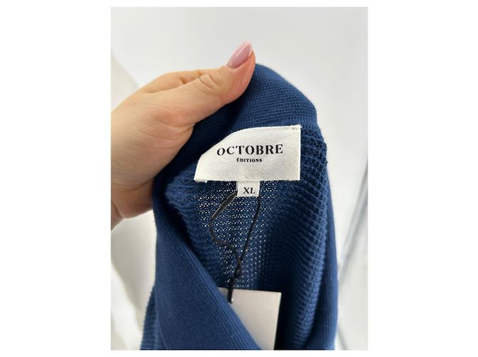 SéZane SEZANE Polo T.International XL Cotone Blu navy - vista 6