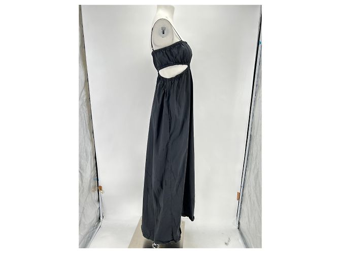 Autre Marque Vestido VENROY T.International S Algodón Negro - vista 3