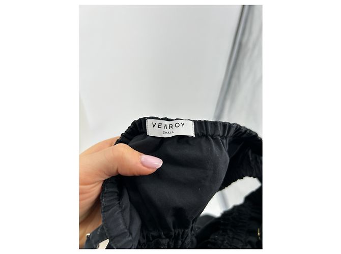 Autre Marque Vestido VENROY T.International S Algodón Negro - vista 6