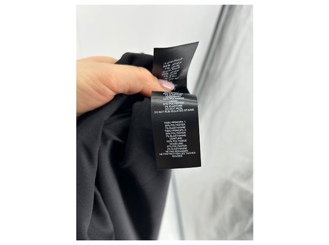 Autre Marque UNTERSCHRIFTLOS / UNTERSCHRIFTLOS Kleider T.US 6 Polyester Marineblau - Ansicht 7