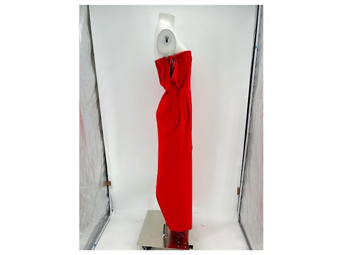 Thierry Mugler MUGLER Kleider T.International S Polyester Rot - Ansicht 3