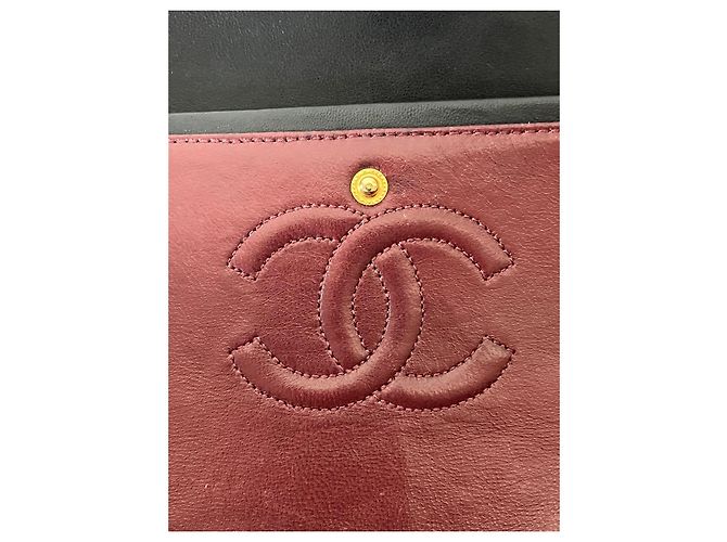 Borsa Chanel Timeless Classic in pelle di agnello nera Nero - vista 10