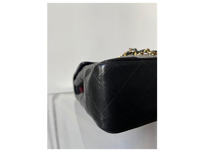 Borsa Chanel Timeless Classic in pelle di agnello nera Nero - vista 5