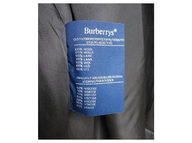 Abrigo Burberry de tweed gris - vista 9