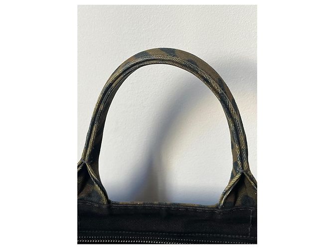 Bolso Prada lona camuflaje de leopardo caqui - vista 10