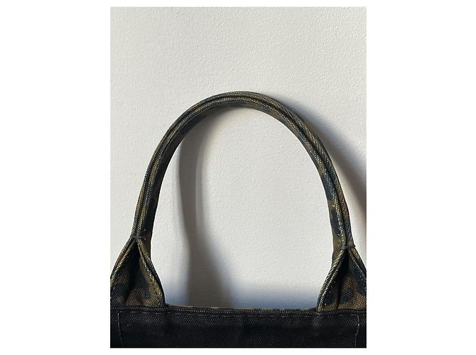 Bolso Prada lona camuflaje de leopardo caqui - vista 9