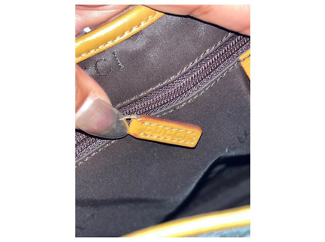 Borsa Gucci Jackie GG Supreme tela e pelle beige - vista 8