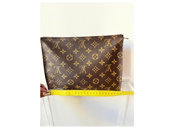 Pochette Louis Vuitton Monogram Marrone - vista 7