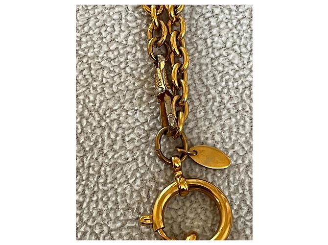 Collana Chanel 31 Rue Cambon Paris dorata metallo D'oro - vista 4
