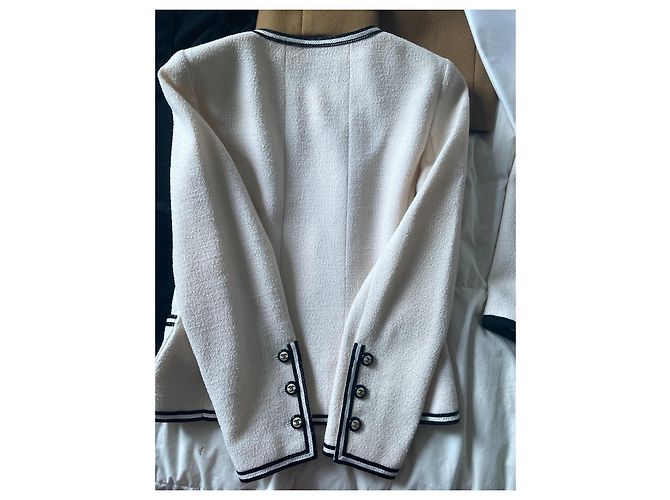 Cambon Chaqueta de pasarela Chanel 1995 Blanco - vista 9