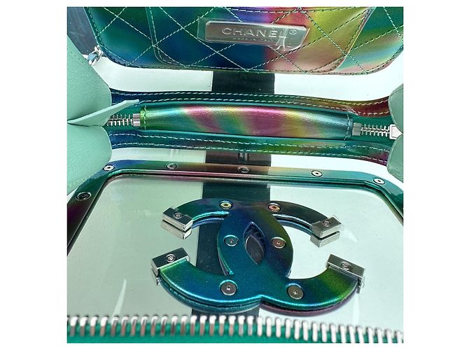 Borsa Vanity Case Chanel Piccola PVC Arcobaleno limitata Multicolore - vista 13